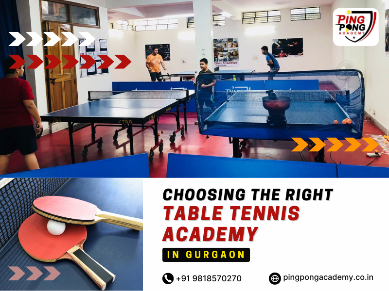 Table Tennis Academy in Gurgaon